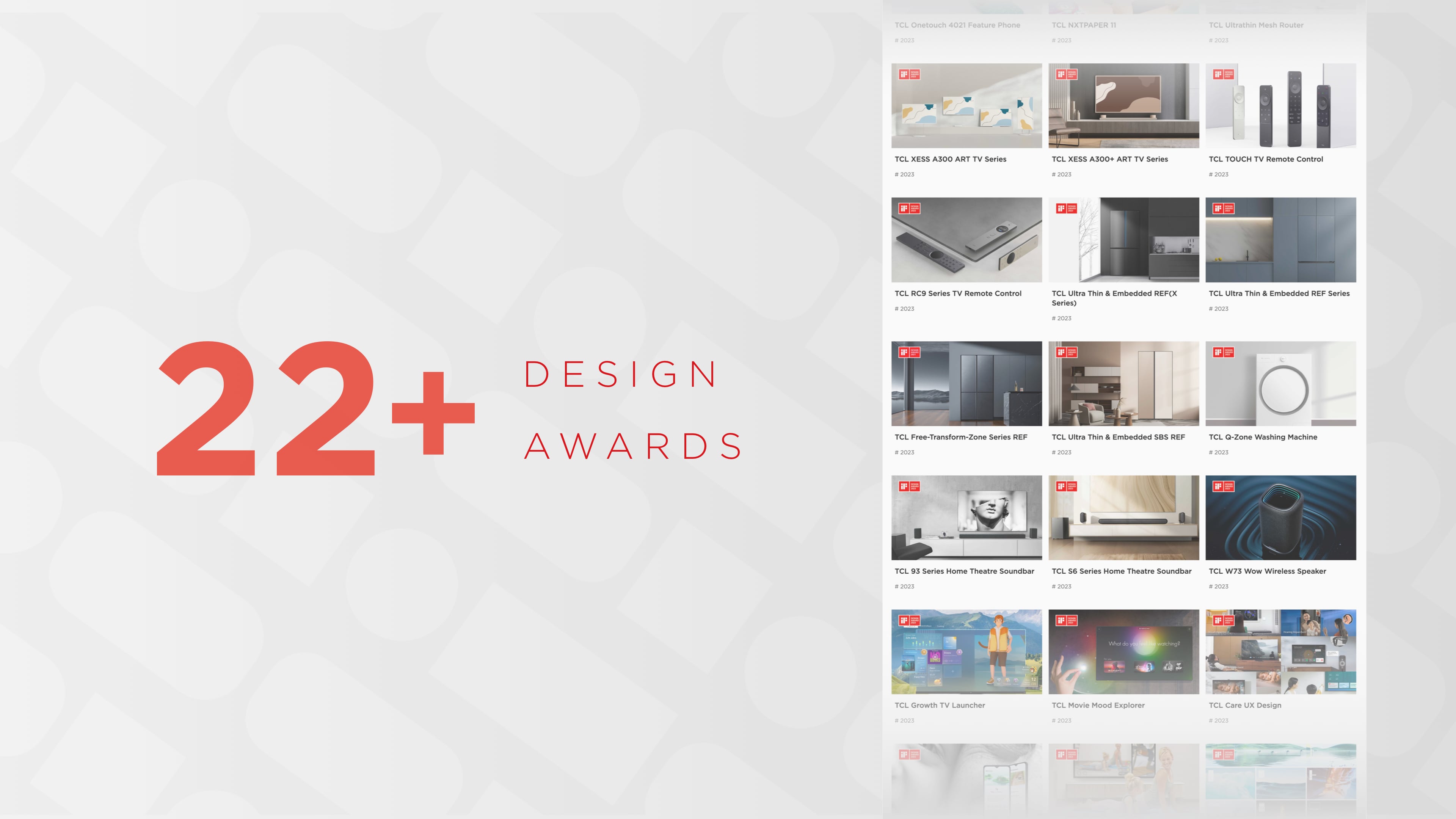 22+ Awards in 2023 (More to come...)